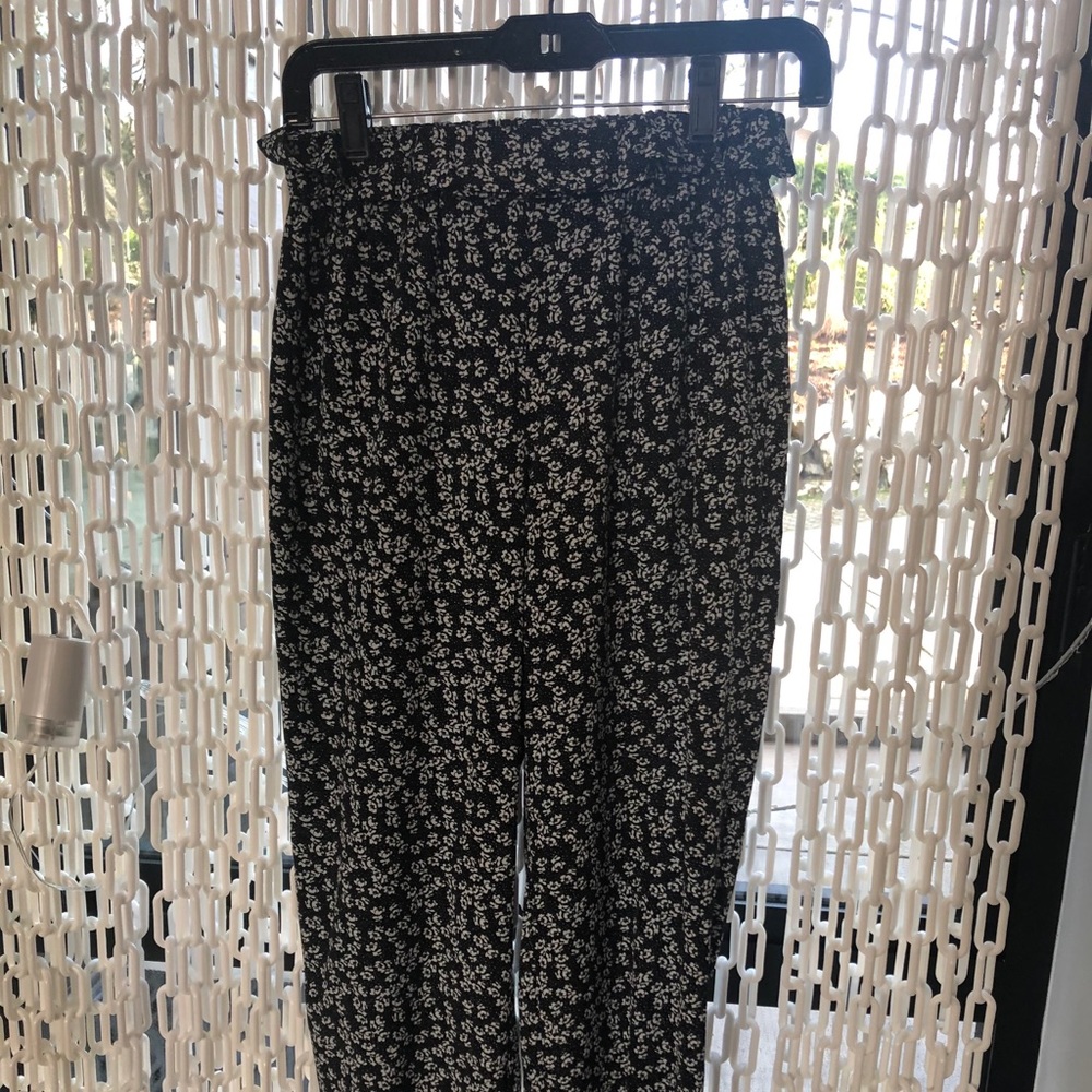 Floral flowy pants